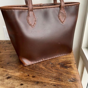 Large Tote Bag / Custom Never Full / Handmade Leather Bag
