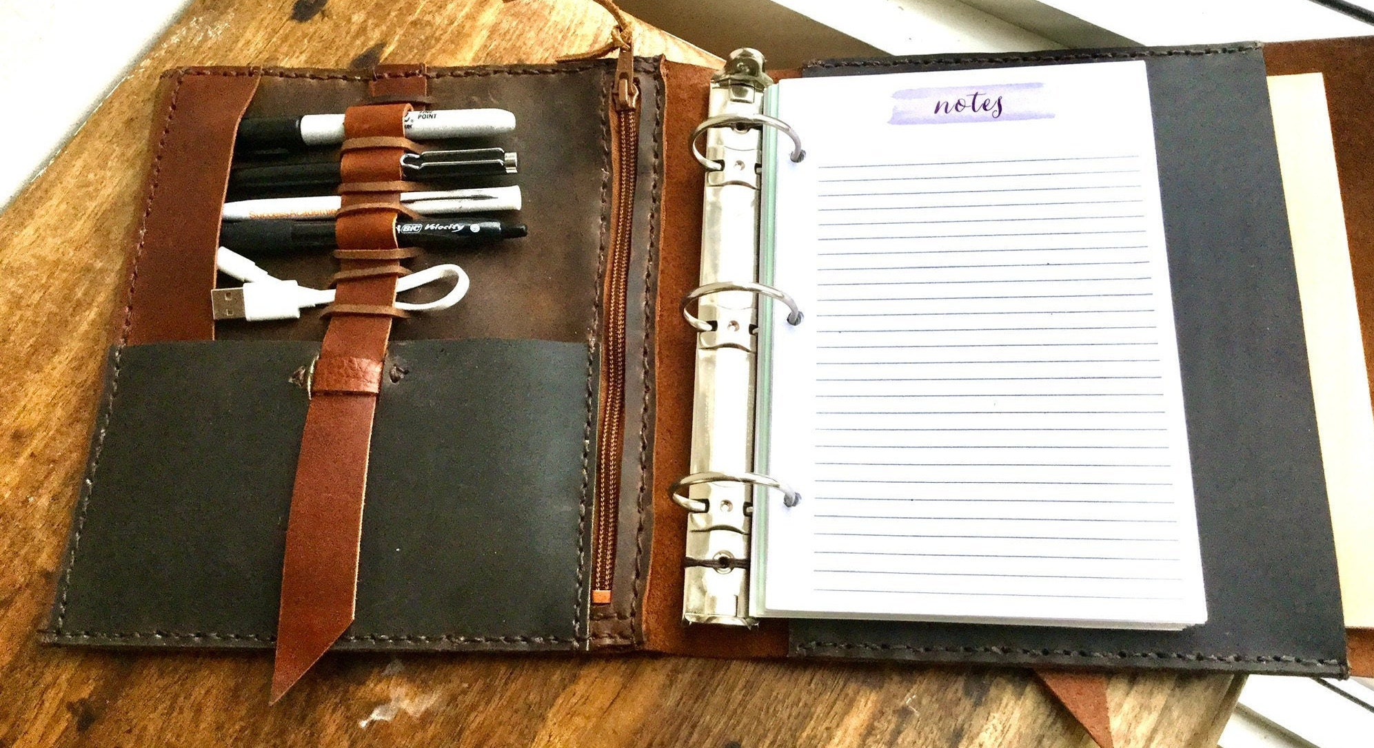 Personal Organizer  A5 Planner  Organizer  A5 Leather 