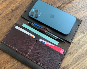 iPhone 12 pro max case wallet / 2 in one wallet iPhone /  2 in 1 leather iPhone 12 pro max case wallet