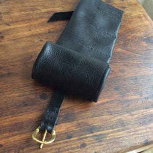 Leather Watch Roll / Watch Travel Case / Leather Watch Case / Handmade Leather Roll / Made in the USA
