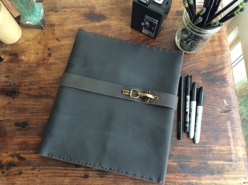 Ipad Padfolio Leather Portfolio Leather Notepad Holder Etsy