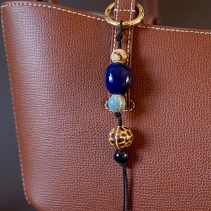 Tama Charm- Beaded Bag Charm