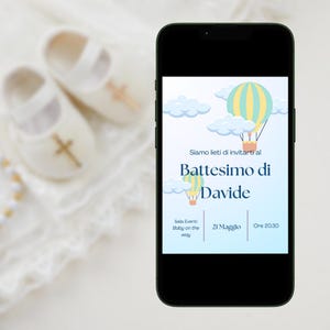 Inviti Battesimo Personalizzabili