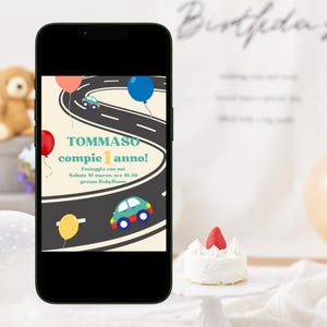 Invito Compleanno, 1 anno, primo compleanno bimbo/bimba