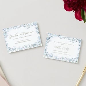 Invito Matrimonio Digitale Personalizzato Adele | PDF Stampabile su Ordinazione | Elegante e Moderno – Download Digitale