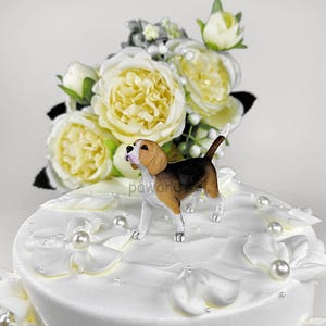 Custom Pet Sculpture, Handcrafted Polymer Clay, Personalized Dog Cat Figurine Wedding Cake Topper, Memorial Gift from Photos, Pets Birthday