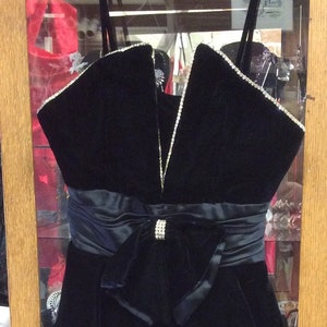 Black Velvet cocktail dress with just the right amount of sparkle