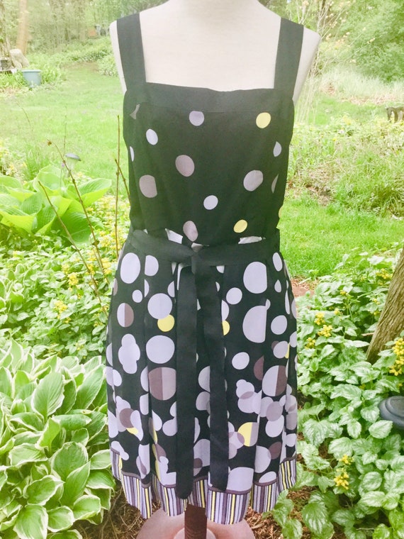 Petite polka dot 90s dress by Studio I