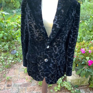 Black velvet blazer from the 1970s ---anybody remember The Mod Squad?