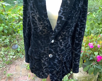 Black velvet blazer from the 1970s ---anybody remember The Mod Squad?