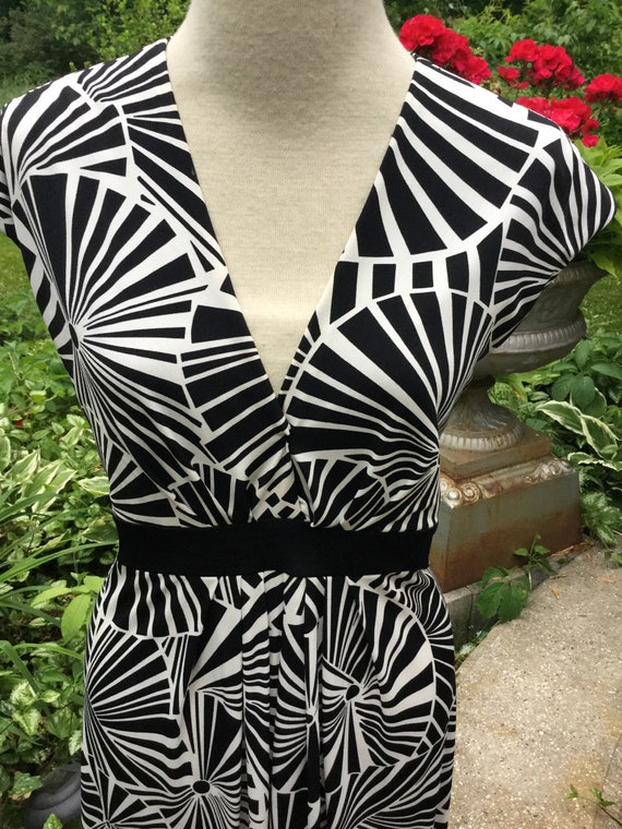 90s Groovy Geometric Mini Dress
