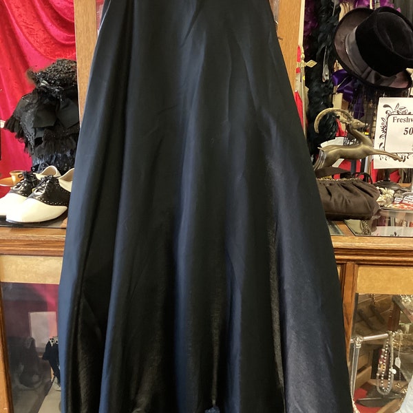 Long Satin Skirt - Etsy