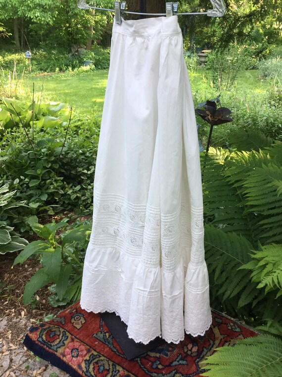 White Victorian Skirt
