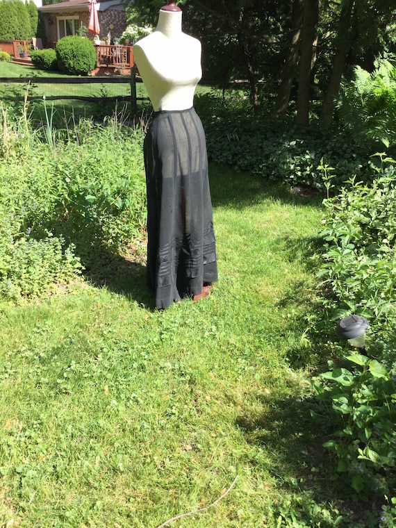 Beautiful Black Victorian Skirt