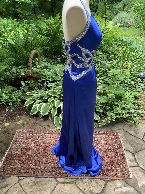 USA DESIGNER sparkle halter gown main image 0