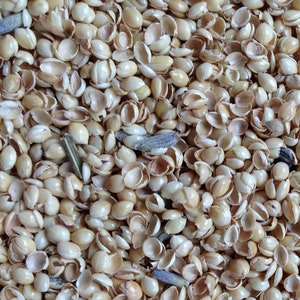 Lavender Millet Hulls Sample