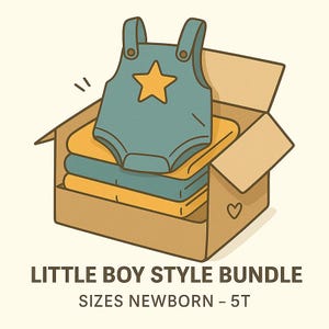 Little Boy Style Bundle - boys secondhand, curated kids, boys outfits, baby boy, toddler boy, NB-5T, thrifted, sustainable kids clothes