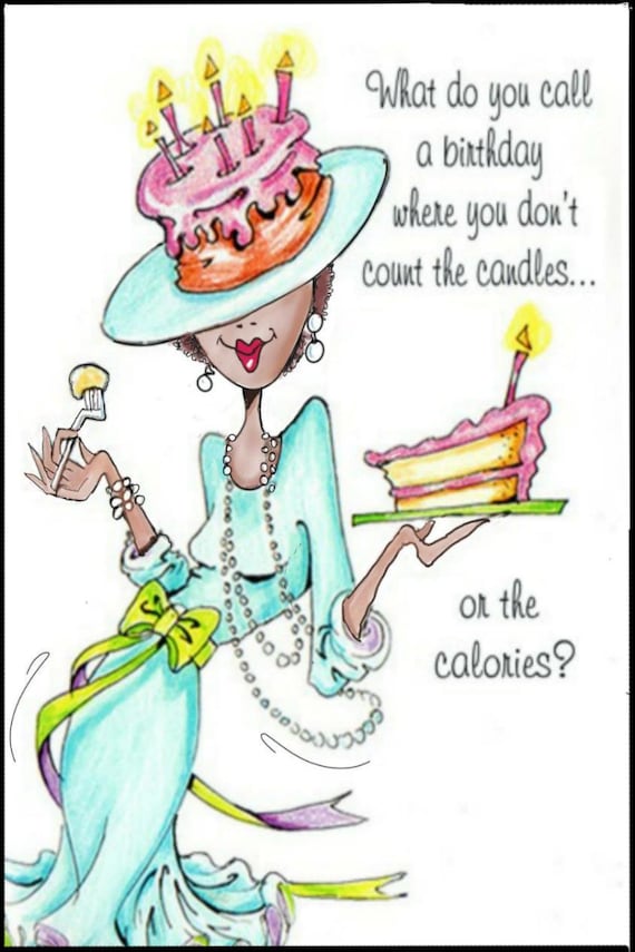 NEW African American Woman Birthday Card Cards for African - Etsy