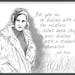 Little Edie Staunch Art FRAMED 6x8  print, Little Edie Beale Original, Edie Beale of Grey Gardens 
