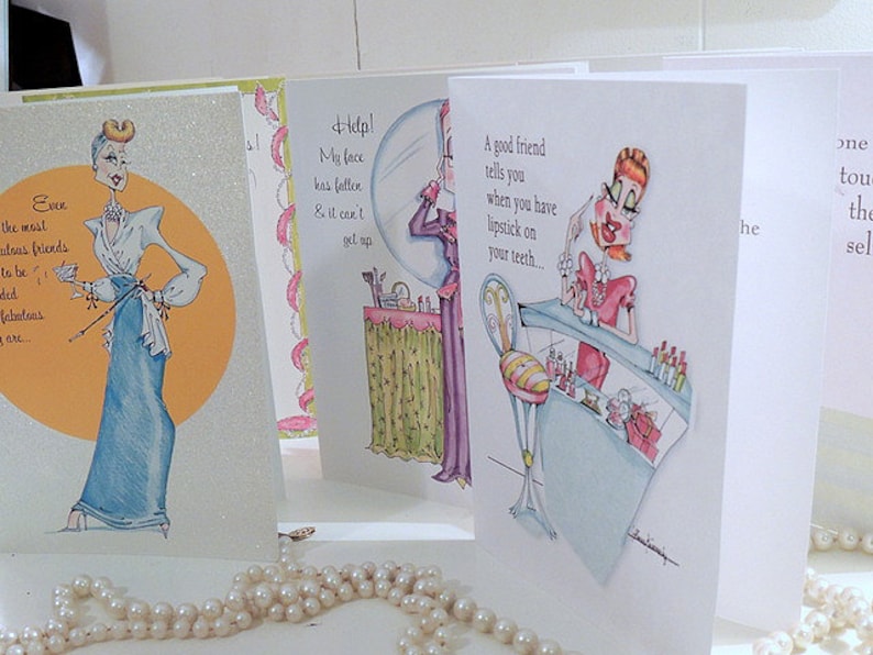 Funny Birthday card, funny women humor greeting cards for her, women humor, funny women cards, funny birthday image 3