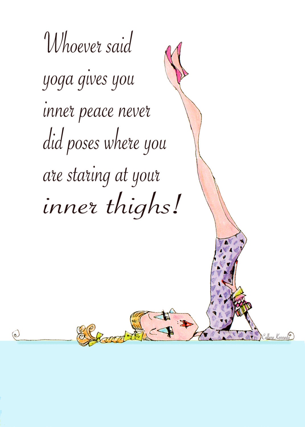 Funny Yoga Cards, Yoga Humor, Coping, Friendship, Funny Yoga Poses Funny  Women Birthday, Women Humor, Yoga Humor, Birthday Card Women -  Finland