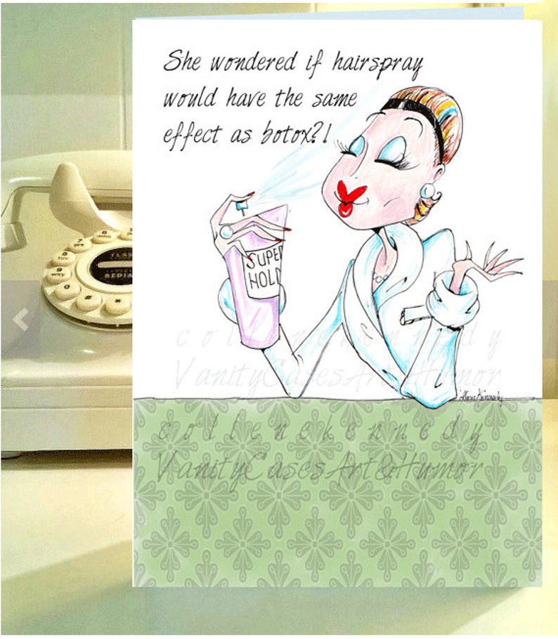Funny Women Cards Women Humor Cards Greeting Cards for Etsy