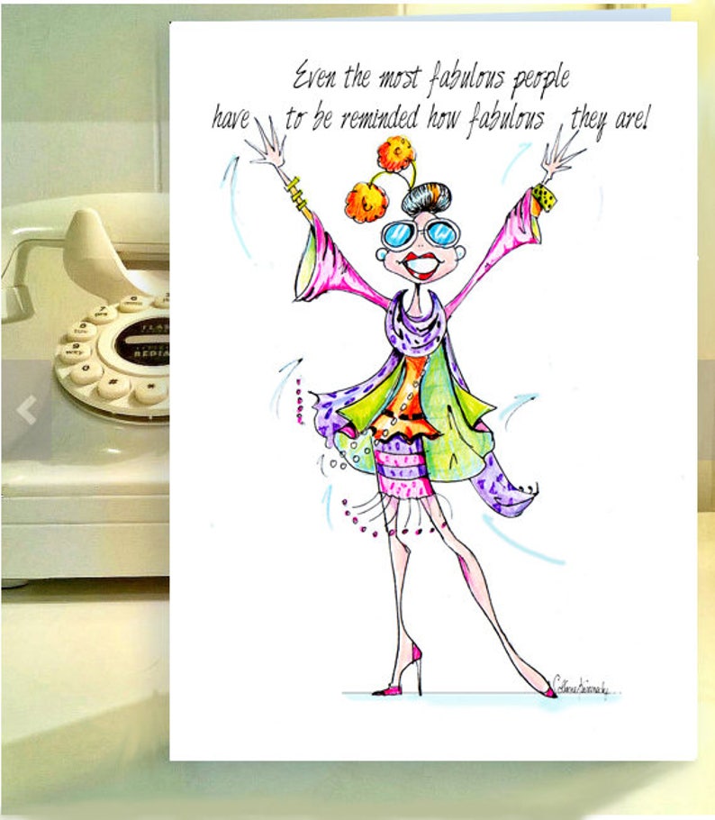 Funny Woman Birthday Cards Funny Birthday Card Women Etsy