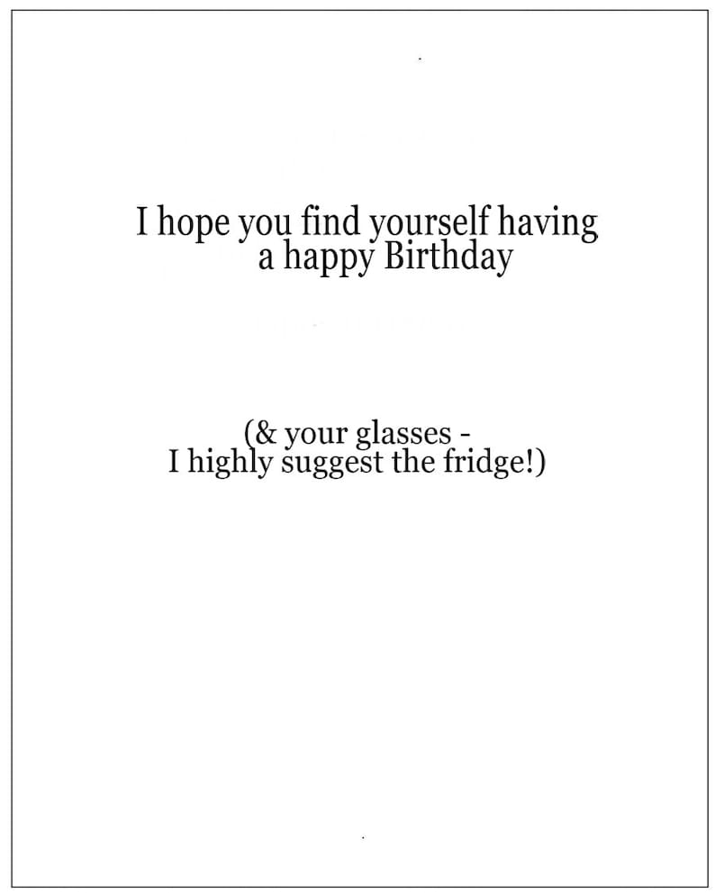 NEW! NEW! Glasses on head Funny woman birthday card, Birthday cards for women, women humor cards, greeting cards image 2