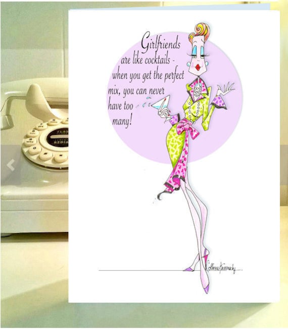 Drole Carte De Vin Vin Humour Chaton Carte Danniversaire Etsy