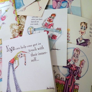 NEW! NEW! Glasses on head Funny woman birthday card, Birthday cards for women, women humor cards, greeting cards image 3