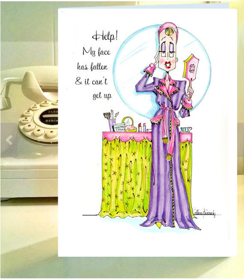 Women humor greeting cards funny women birthday funny women | Etsy