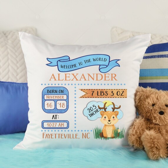 Baby top keepsake pillow