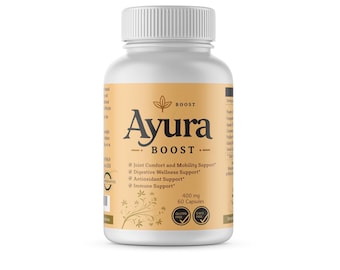 Ayura Boost Capsules: Joint, Digestive & Immune Support - 60 Count