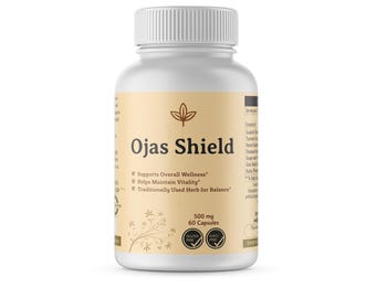 Ojas Shield – Herbal Dietary Supplement* – 60 Vegan Capsules | Natural Botanical Blend for General Wellness*