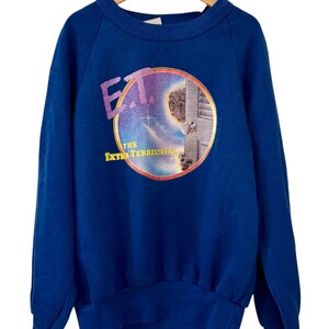 Vintage 1982 ET The Extra Terrestrial Sweatshirt Ms Ronnie Universal Adult Medium