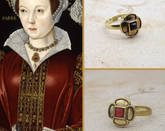 Historical Reproduction, Tudor Ring, Medieval Ring, Catherine Parr, Jane Seymour, Tudor Replica, Medieval Jewelry, Anne Boleyn, Renaissance