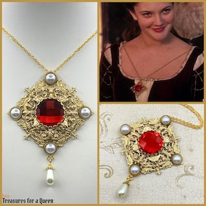 Ever After Renaissance Necklace - Danielle de Barbarac Cinderella Medieval Statement Necklace
