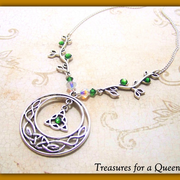 Celtic Necklace - Outlander - Scottish Jewelry, Celtic Jewelry, Outlander Necklace, Scottish Necklace, Celtic Knot, Irish Jewelry, Victorian