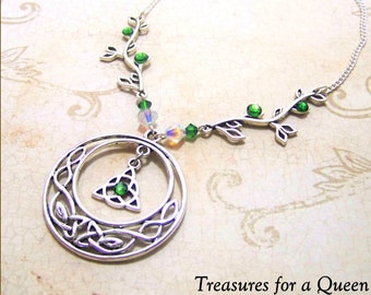 Celtic Necklace - Outlander - Scottish Jewelry, Celtic Jewelry, Outlander Necklace, Scottish Necklace, Celtic Knot, Irish Jewelry, Victorian