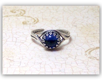Anillo medieval - Anillo victoriano - Anillo de corona, joyería renacentista, joyería medieval, joyería victoriana
