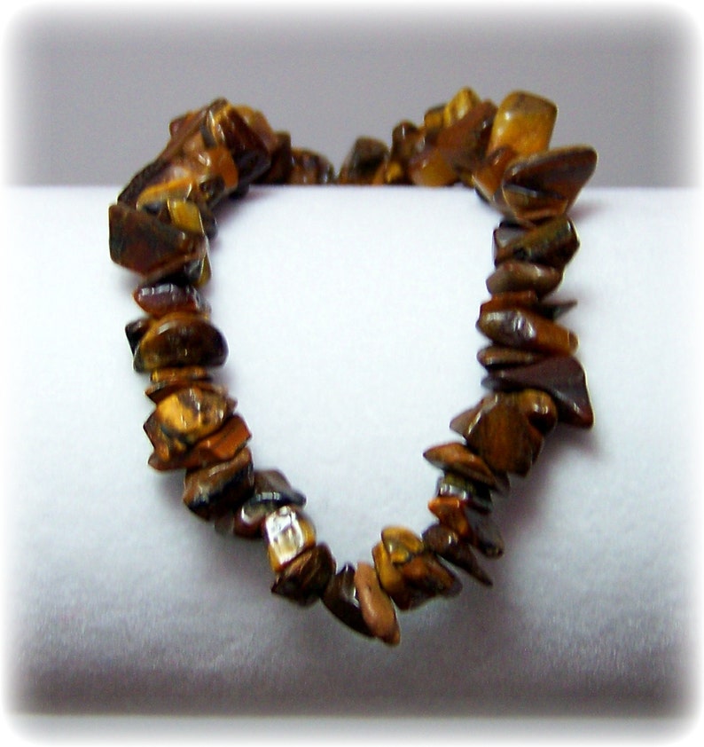 Stretch Bracelet Gemstone Bracelet Tiger's Eye Jewelry, Bead Bracelet, Gemstone Jewelry image 2