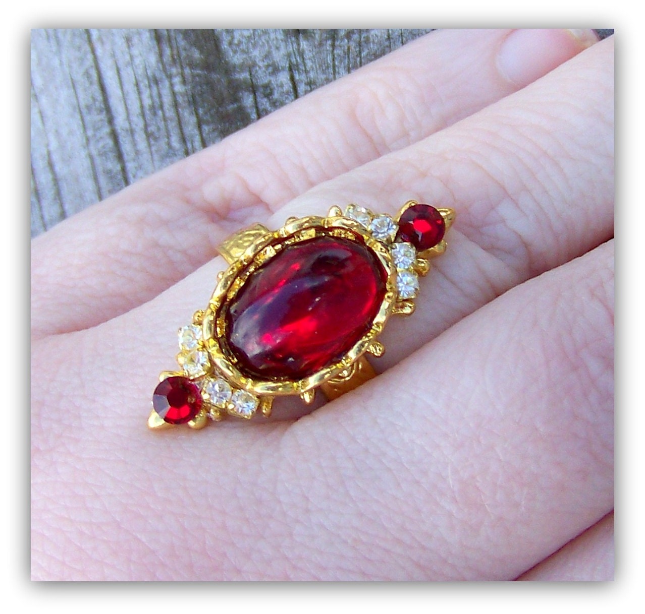 Crimson Peak Ring, Victorian Ring, Crimson Peak Jewelry, Medieval