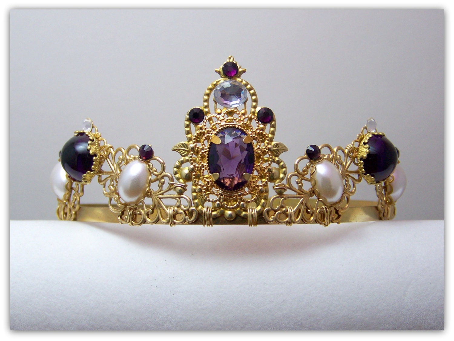 Medieval Tudor Tiara - Handmade Reign Catherine De' Medici Wire