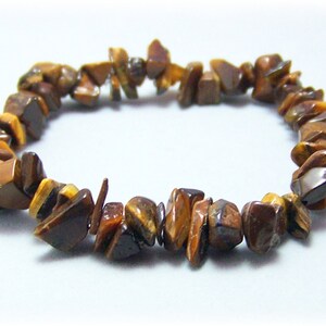 Stretch Bracelet Gemstone Bracelet Tiger's Eye Jewelry, Bead Bracelet, Gemstone Jewelry image 1