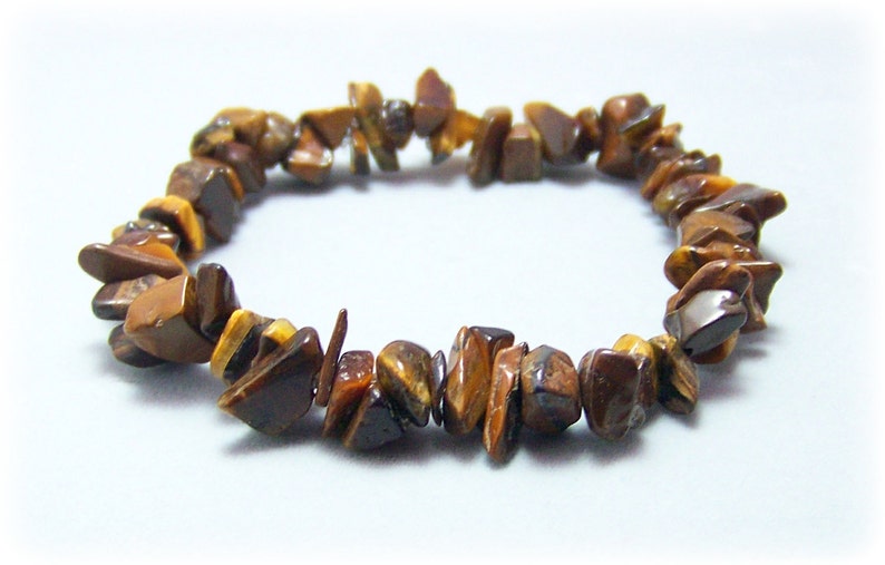 Stretch Bracelet Gemstone Bracelet Tiger's Eye Jewelry, Bead Bracelet, Gemstone Jewelry image 1