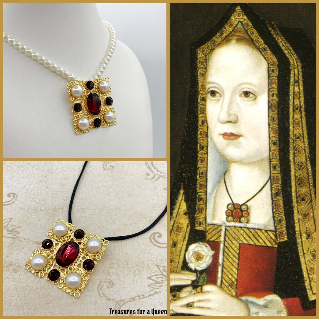 Tudor Replica Necklace Elizabeth of York Medieval Historical