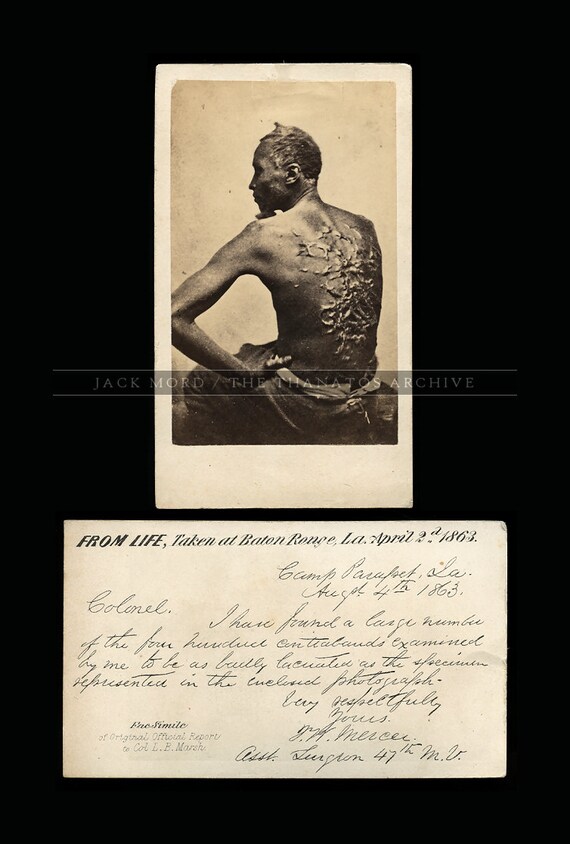 Items similar to RESERVED / Do Not Buy // 1863 CDV of Escaped Slave
