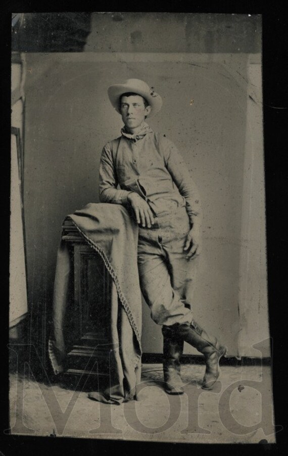 cowboy boots from the 1800's