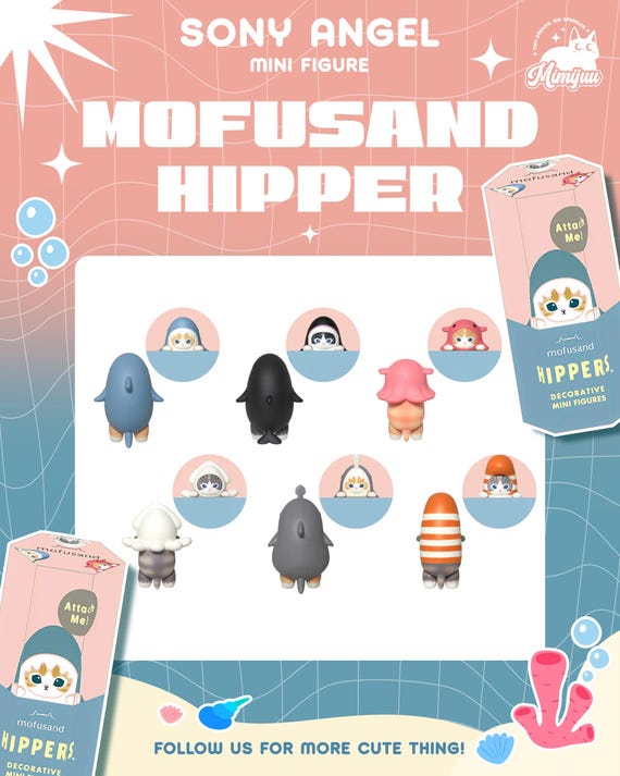 Authentic Mofusand Hipper Series - Etsy