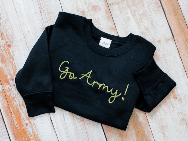 Big Brother Personalized Sweatshirt Big Sister Sweatshirt Embroidered Neckline New Sister Gift for New Brother Custom Sibling Sweatshirt Black